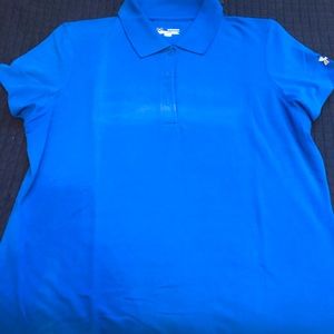 2/$30 Under Armour Blue Golf Shirt